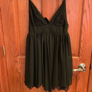 Urban outfitters black babydoll style dress